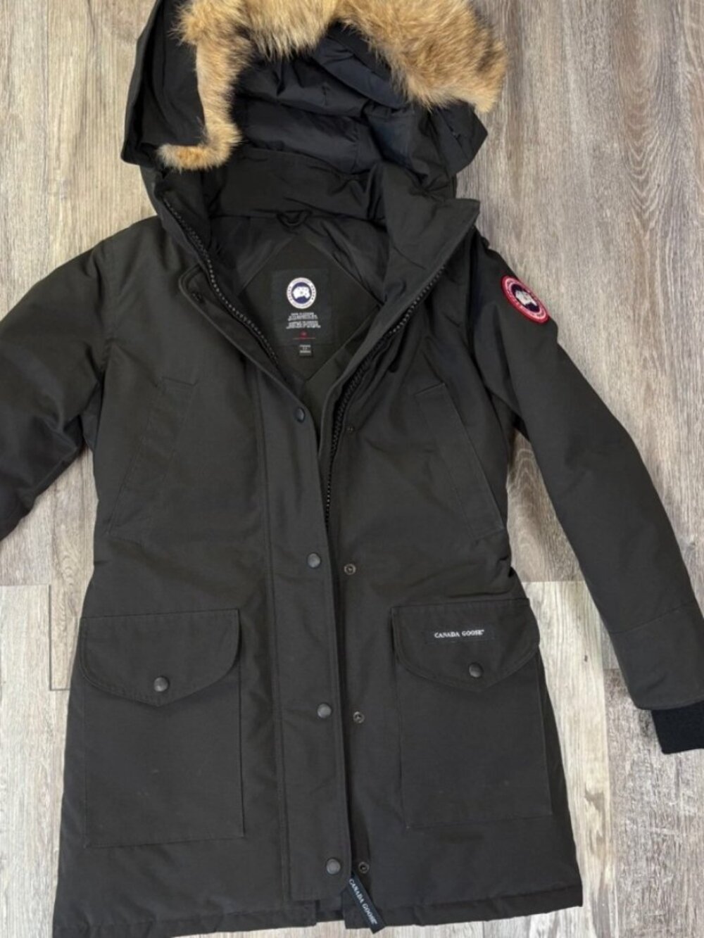 Canada Goose Trillium Fusion Parka Size S w Fur